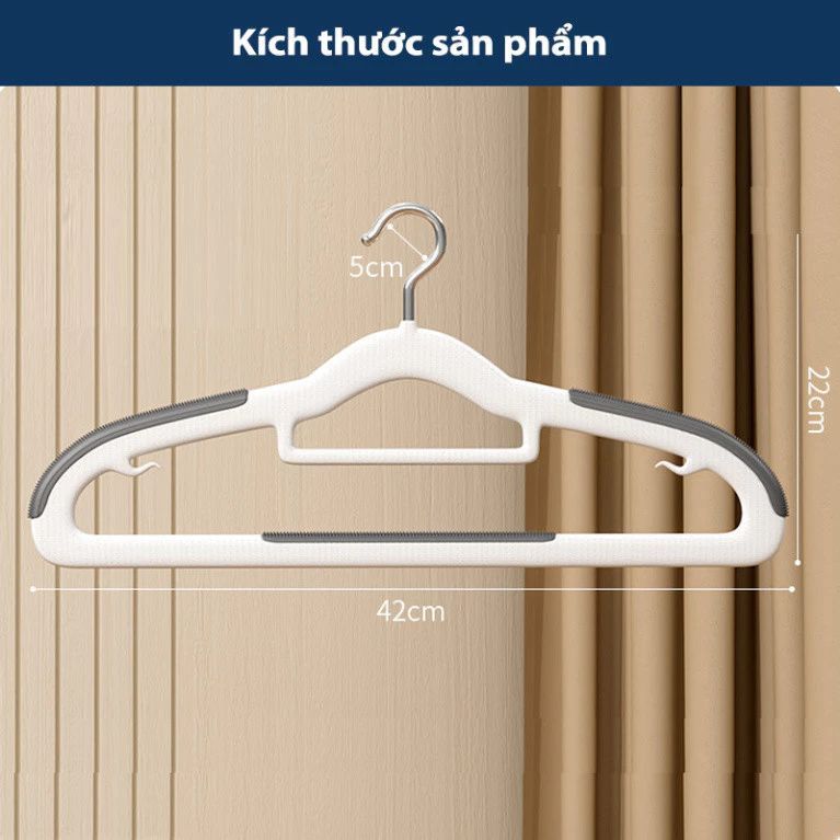(COMBO 30) Mắc Nhựa Treo Quần Áo OhBabyo Bền Bỉ Chắc Chắn - Phù Hợp Mọi Loại Trang Phục,