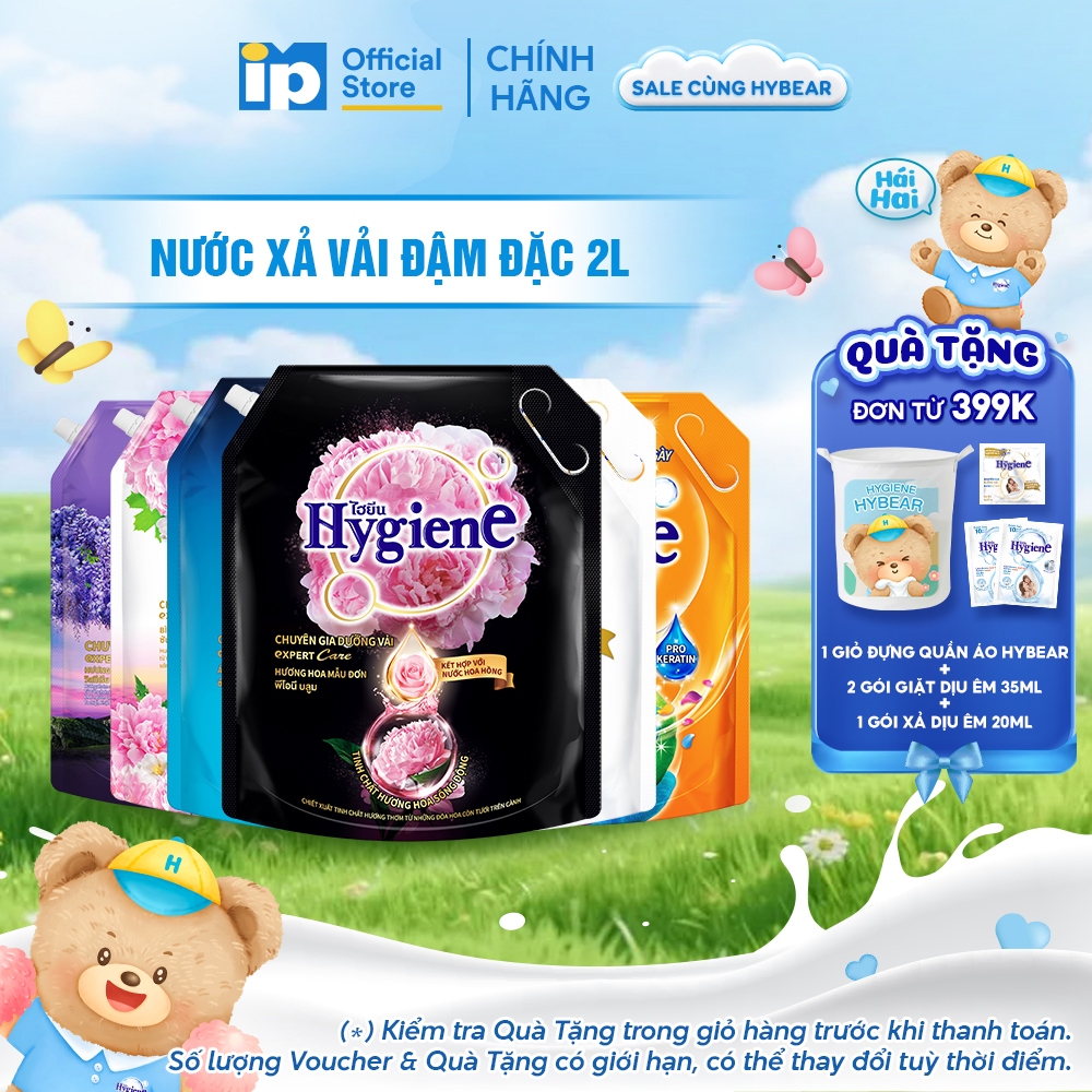 Nước Xả Vải Đậm Đặc Hygiene 2L/2.2L