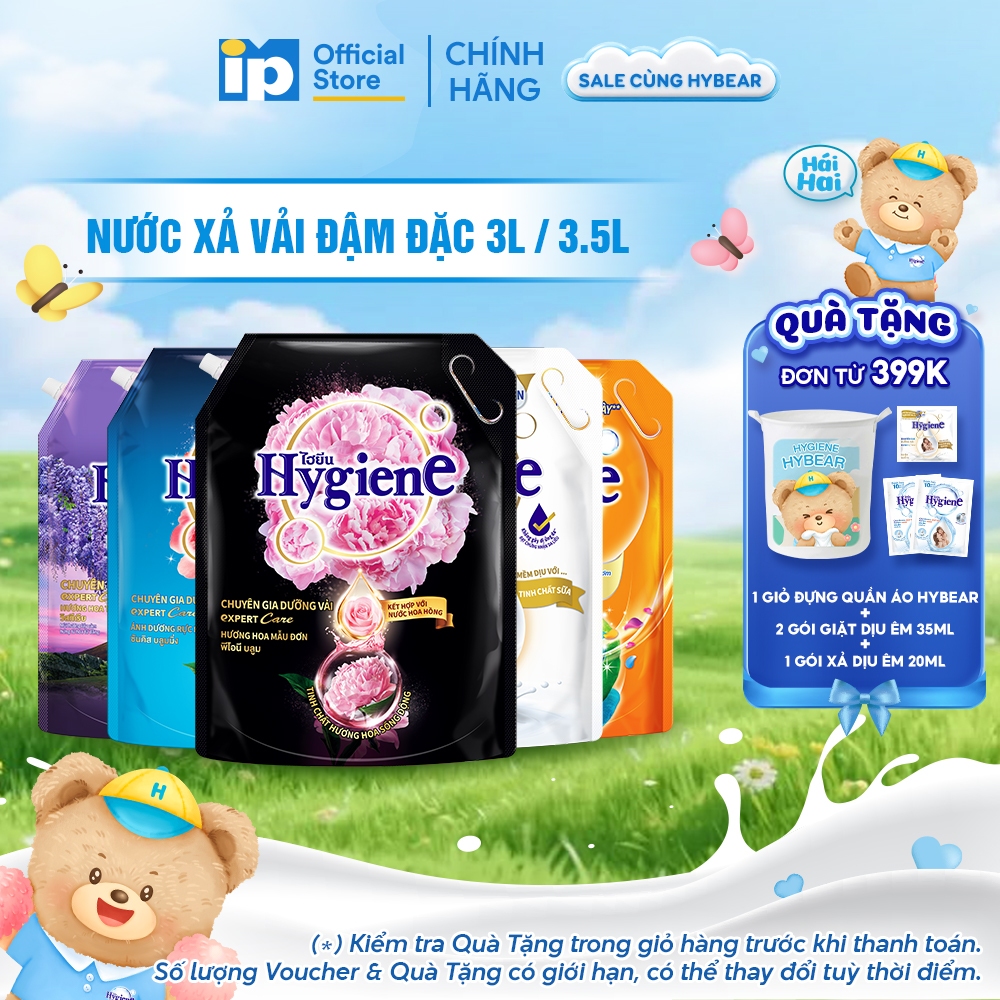 Nước Xả Vải Đậm Đặc Hygiene 3L/3.5L