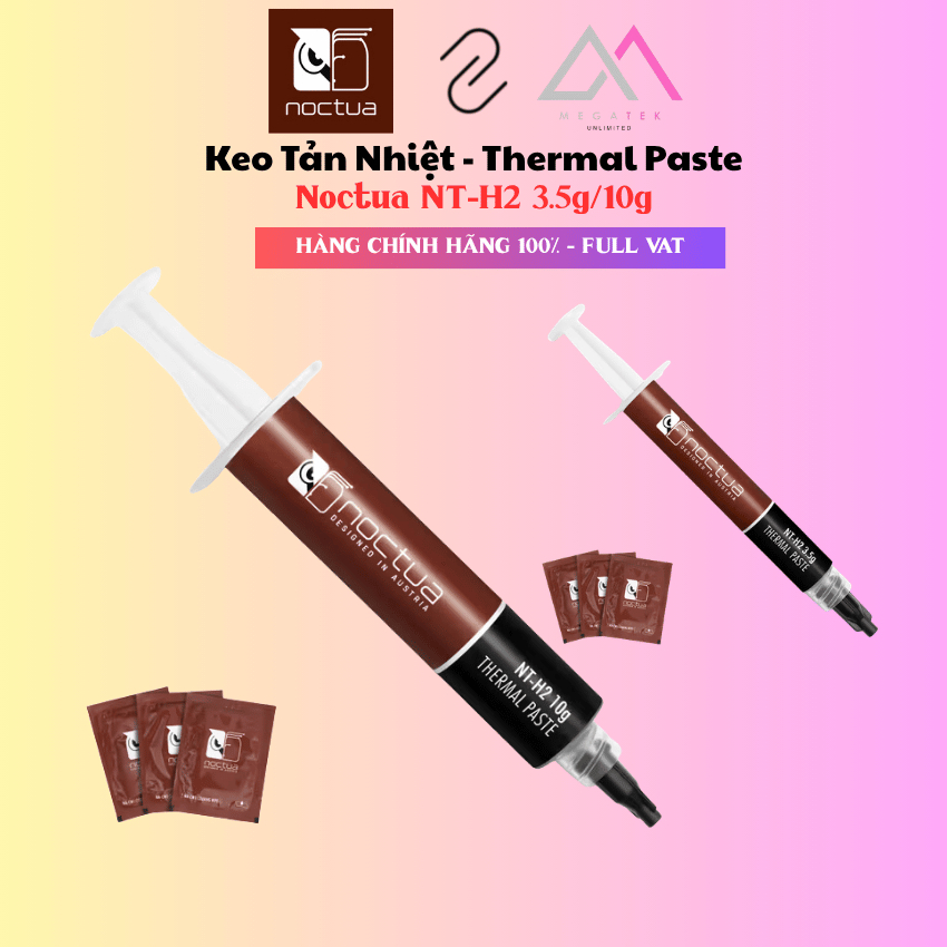 Keo Tản Nhiệt - Thermal Paste Noctua NT-H2 3.5g/10g - Hàng chính hãng - FULL VAT