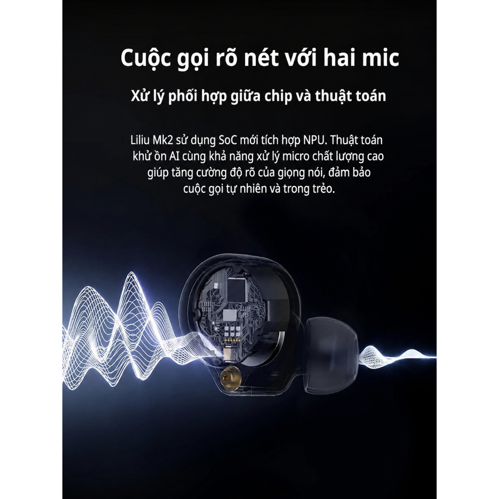 Tai nghe TWS Bluetooth Roseselsa Ceramics MK2 nghe nhạc, chơi game độ trễ thấp | QMTECH STORE | BigBuy360 - bigbuy360.vn