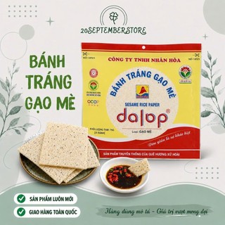 Bánh Tráng Nướng Gạo Mè Dalop Bình Định (Combo 50 gói)