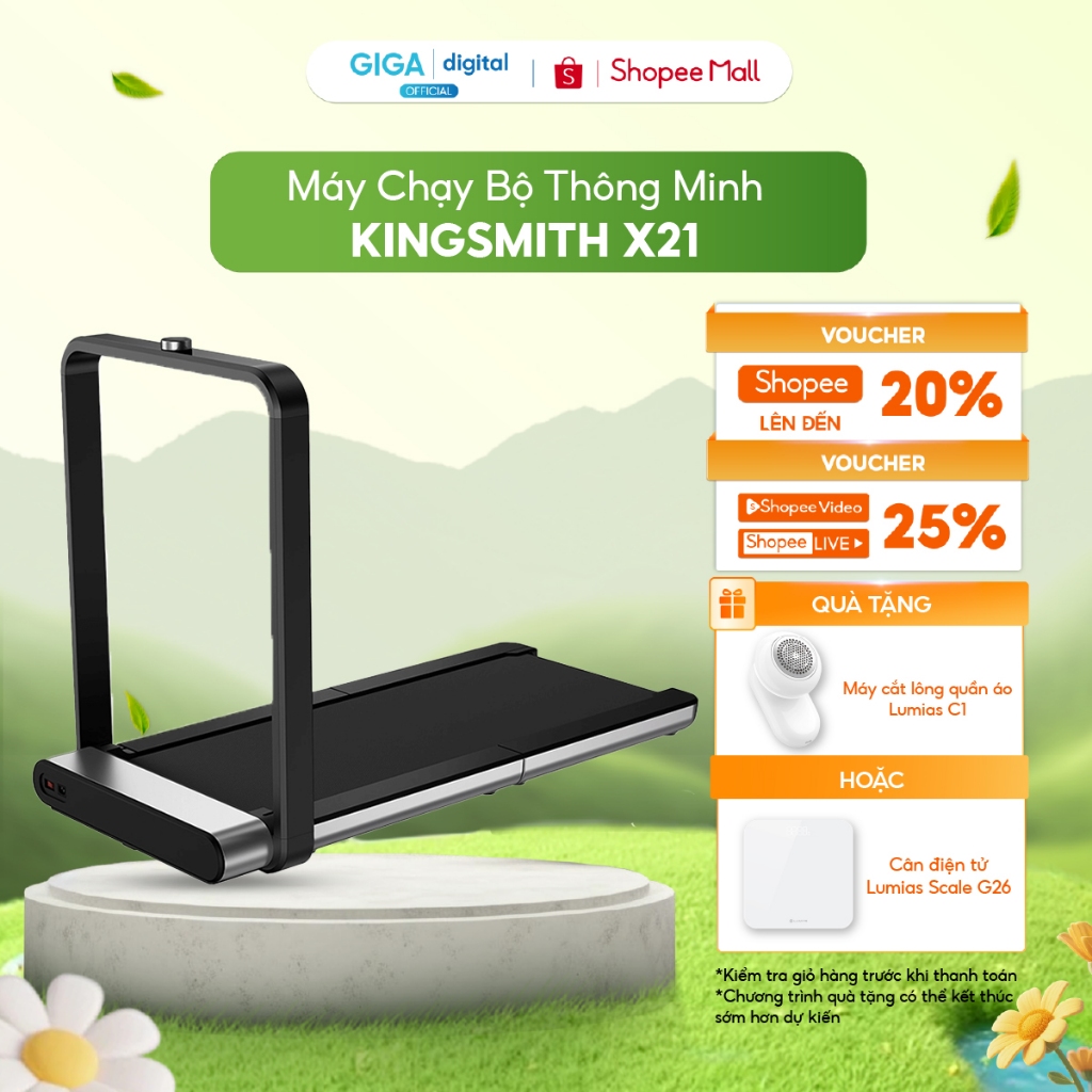 Máy Chạy Bộ Thông Minh Kingsmith X21 Bản Quốc Tế (WalkingPad Treadmill X21) - TRX21F