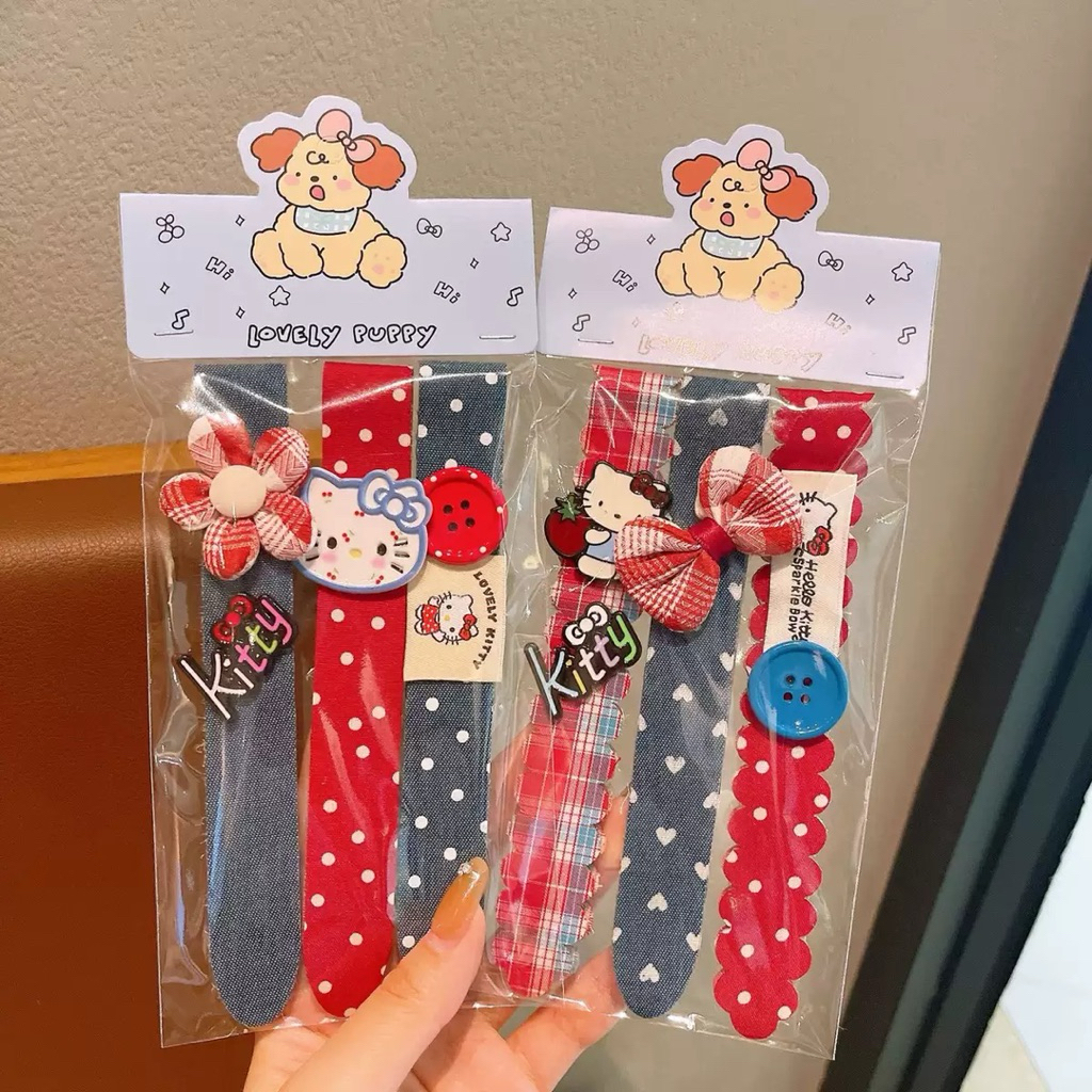 Set 3 chiếc băng đô dính tóc, dán tóc cho bé gái