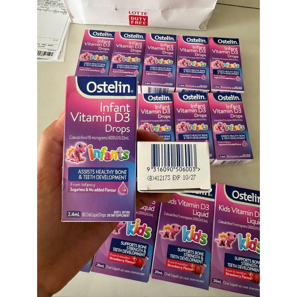 Ostelin Infant Vitamin D3 Drops - Vitamin D3 dạng giọt cho trẻ sơ sinh