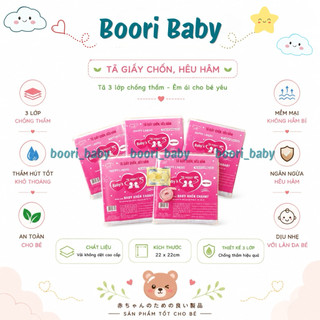 100 Miếng Giấy Lót Phân Su Cho Bé