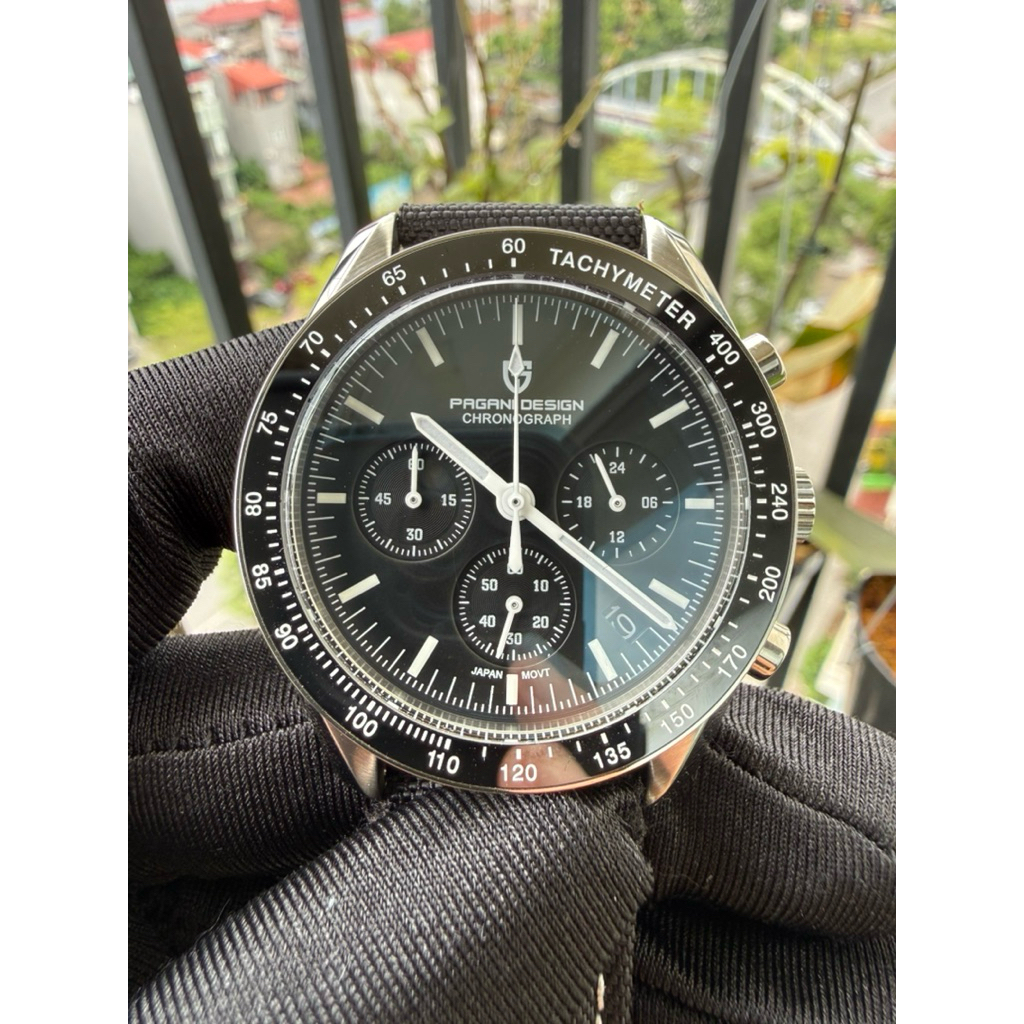 Đồng hồ nam Pagani Design PD1701 Moon Watch 40mm mặt kính sapphire chống nước dáng thể thao