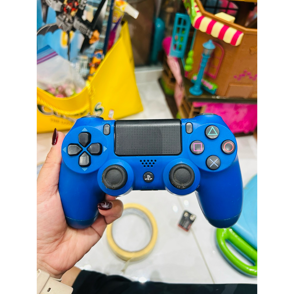 Tay cầm chơi game DUALSHOCK 4 BLUE - PS4 CHÍNH HÃNG ( Hàng cũ)
