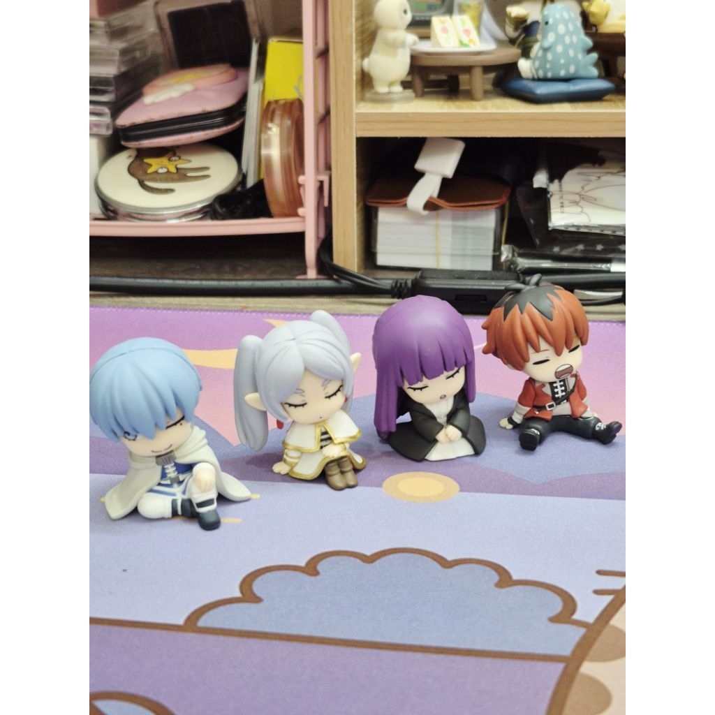 ĐỒ CHƠI MÔ HÌNH Gâcha Takara Tomy Figure Souso no Frieren - Sleep Figure Frieren & Fern & Stark & Hi