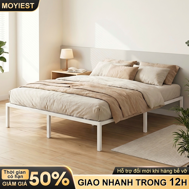 MY Giường sắt Được làm dày và gia cố chắc chắn xoay êm ái có không gian chứa đồ dưới gầm giường | BigBuy360 - bigbuy360.vn