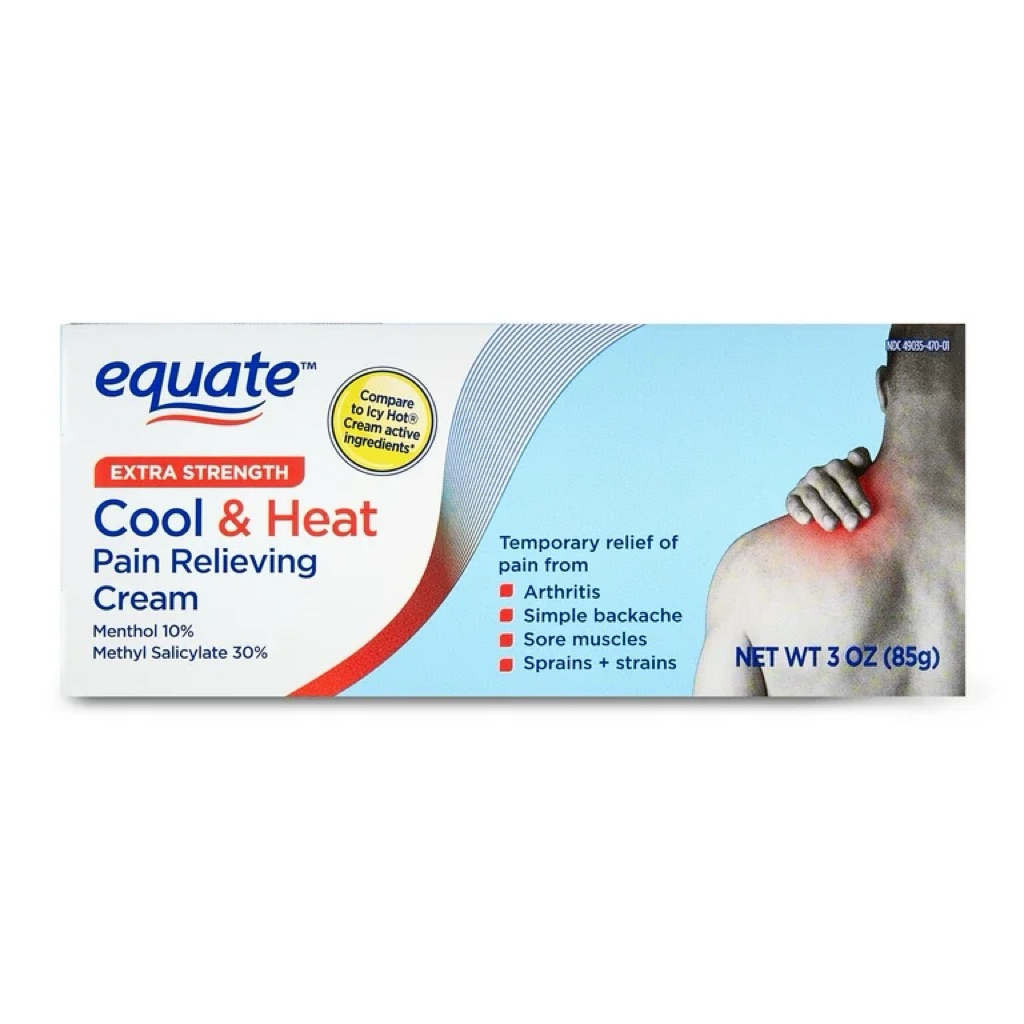 Lăn giảm đau Equate Maximum Strength Cool & Heat Roll On