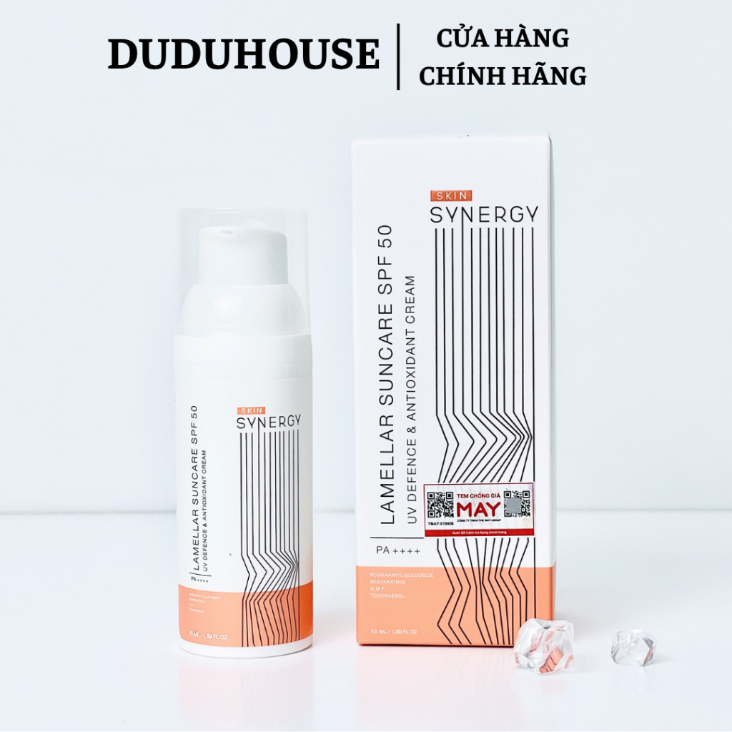 Kem Chống Nắng Skin Synergy Lamellar Suncare SPF 50 PA++++ 50ml Duduhouse