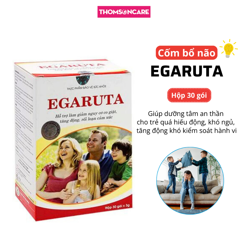 Egaruta cốm - cho trẻ tăng động, giảm chú ý, lo âu, căng thẳng, khó ngủ