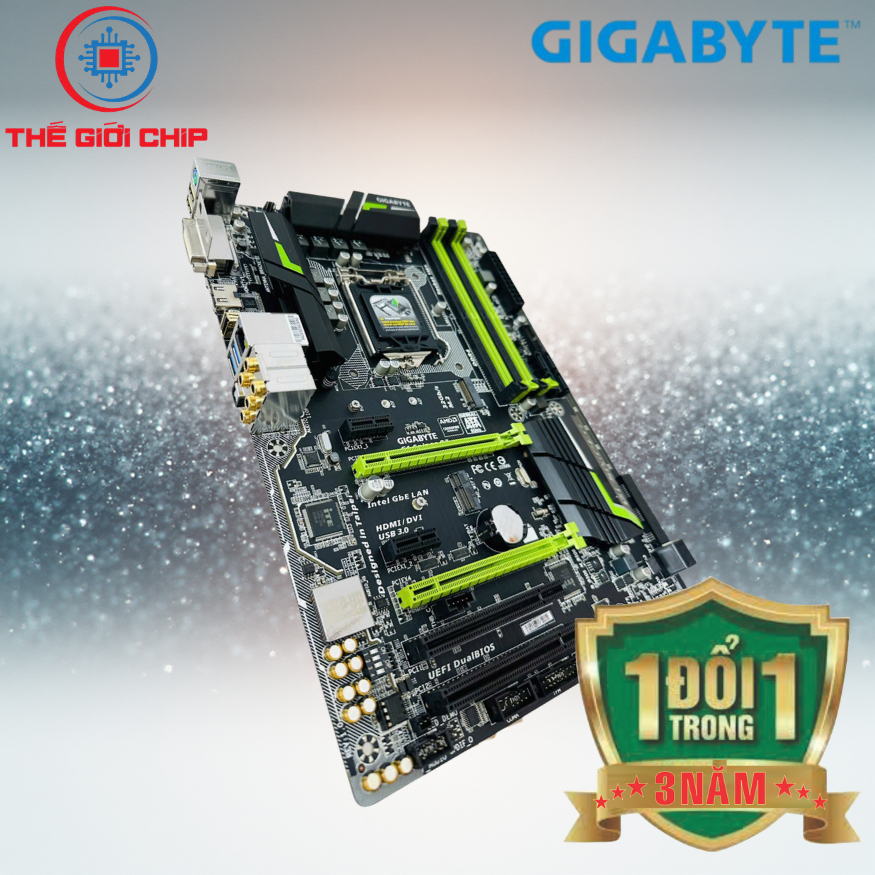 Mainboard GIGABYTE GA G1 Sniper B7 - Intel B150 (M.2 wifi - xài thêm cable quang) I like new Bảo hàn