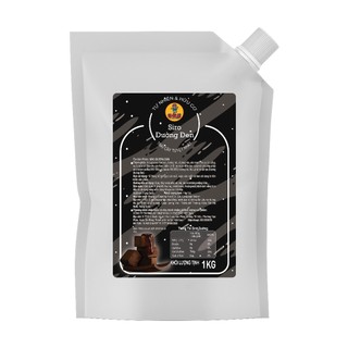 Gấu Lermao - Siro Đường Đen 1kg (12 Gói/Thùng)