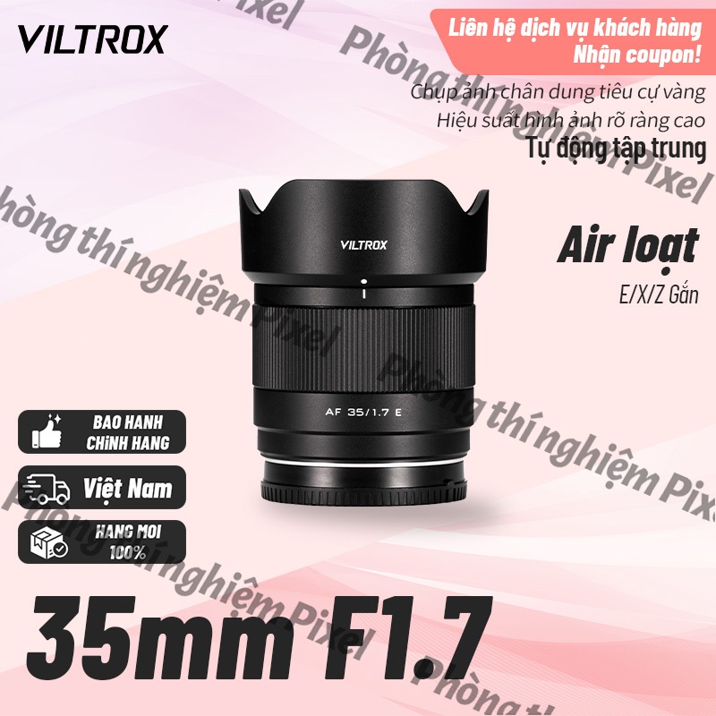 Viltrox 35mm F1.7 Air APS-C AF Ống kính máy ảnh lấy nét tự động khẩu độ lớn Chân dung cho Sony E Mou