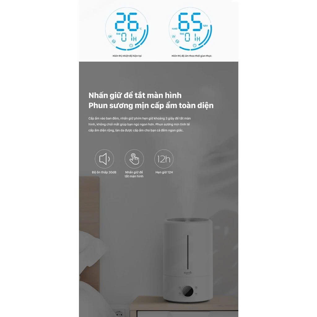 Máy phun sương tạo ẩm DEERMA F600- Bảo hành 12 tháng