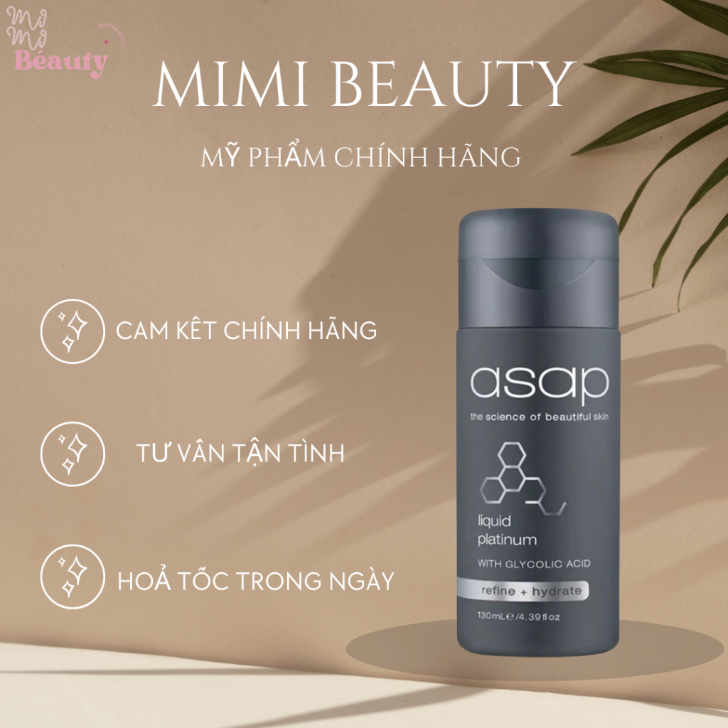 [CÓ TEM] Asap Liquid Platinum – Nước Thần Dưỡng Da 130ml