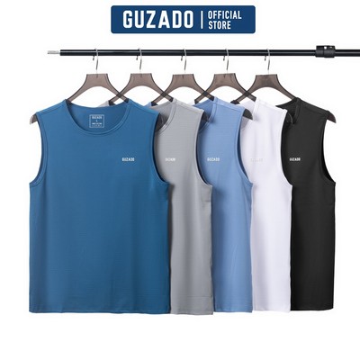 Áo Ba Lỗ Nam GUZADO Chất Coolmax Siêu Mát, Nhẹ Thoáng Khí, Vận Động Thể Thao Linh Hoạt GTT01-GATT25S001