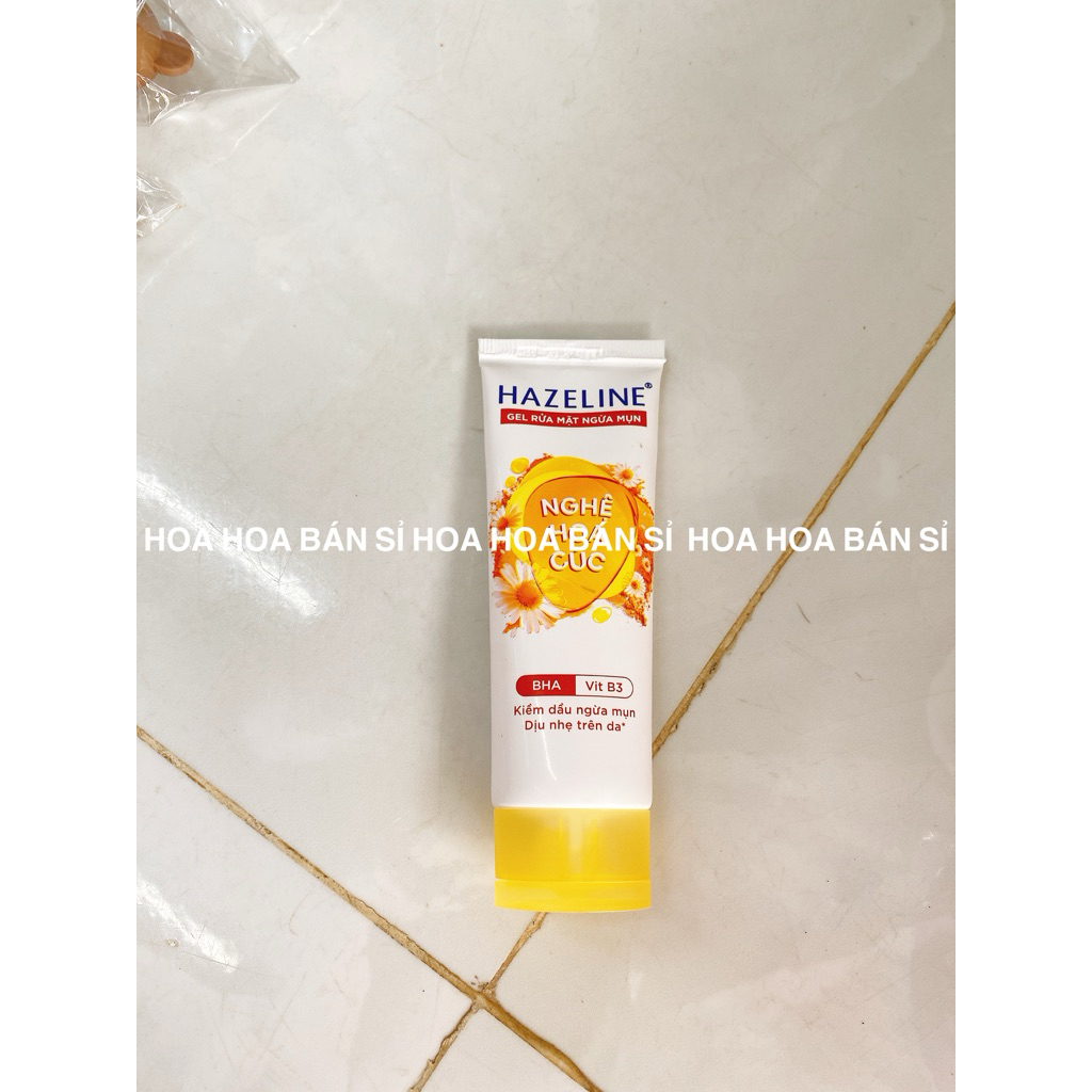 5 Sữa rửa mặt nghệ Hazeline ngừa mụn