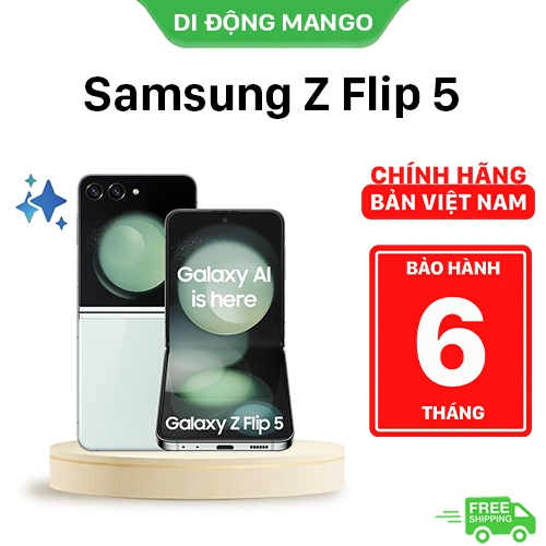 [Chính Hãng] Điện thoại Samsung Z Flip 5 5G 2 SIM bản SSVN | Hàng cũ, còn mới 99% | Bảo hành 6 tháng