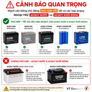 Module Cân Bằng Chủ Động Acquy_Pin_UPS_48V_15A (Cân Nhanh)