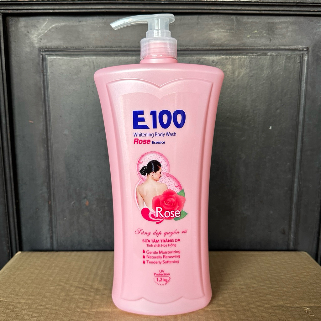 Sữa tắm E100 Rose Essence tinh chất hoa hồng 1.2Kg