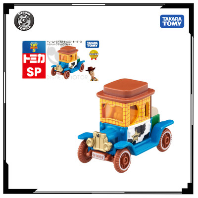 Xe mô hình Tomica Disney Motors High Hat Classic Woody 26 Fullbox Chính Hãng Takara Tomy - Victoys