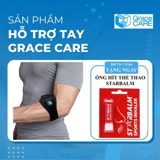 Đai Bảo Vệ Khuỷu Tay Grace Care EB223 - Miếng Đệm Gel Cố Định, Giảm Đau Chấn Thương Tennis Elbow