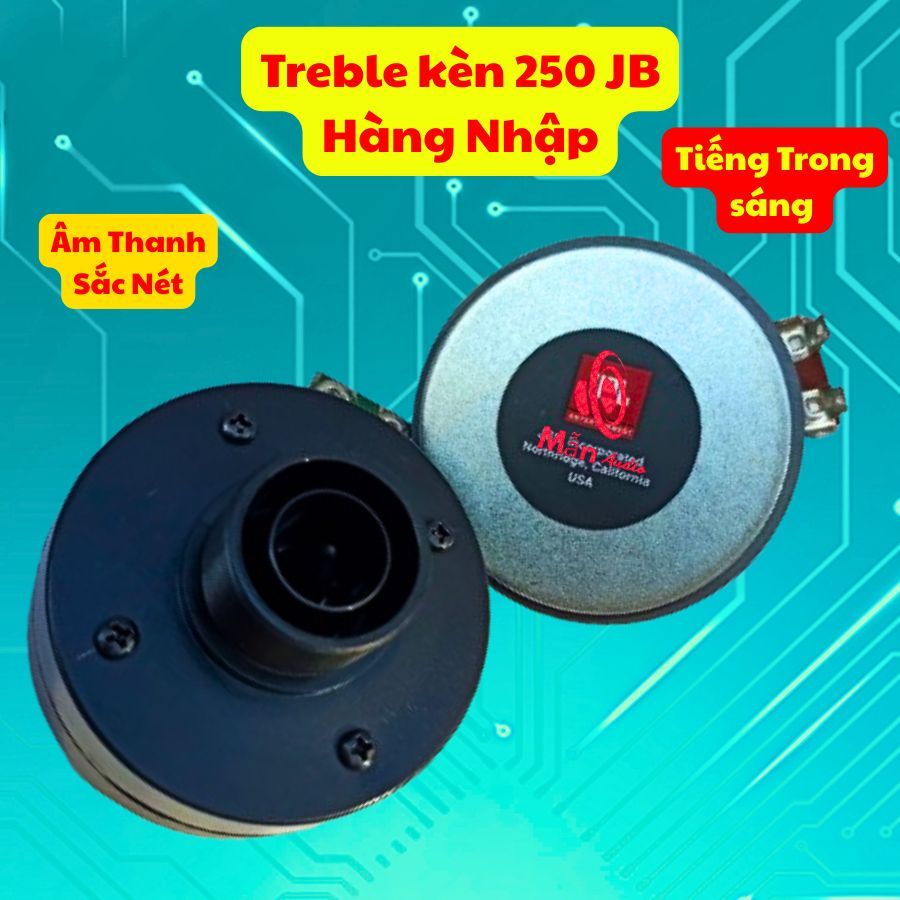 Loa treble kèn 250 JB hàng nhập tiếng sáng, lời trong cho loa kéo, dàn karaoke, 1 loa