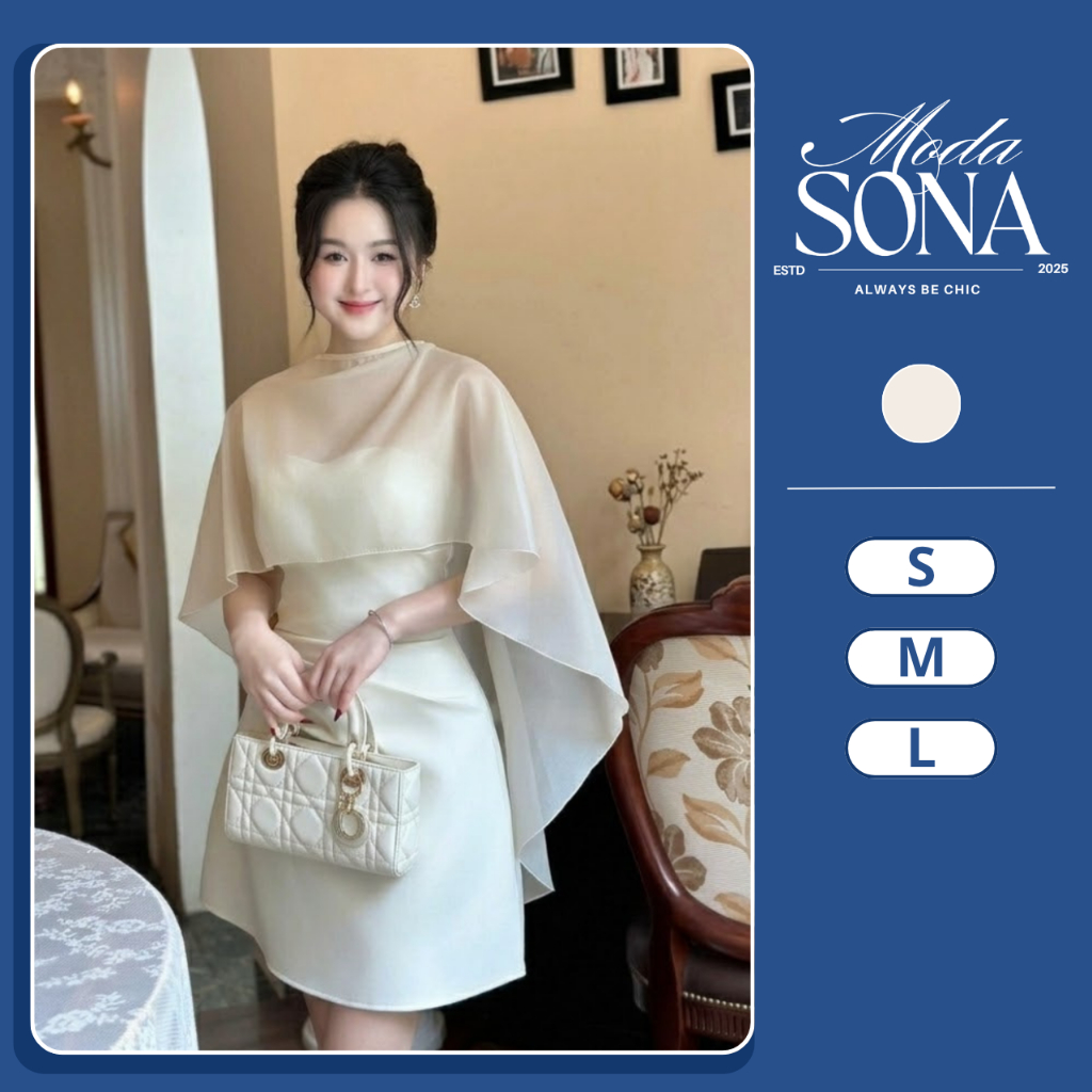 Đầm dự tiệc cúp ngực thiết kế nhún eo tôn dáng sang chảnh-Z06-Sona.Moda