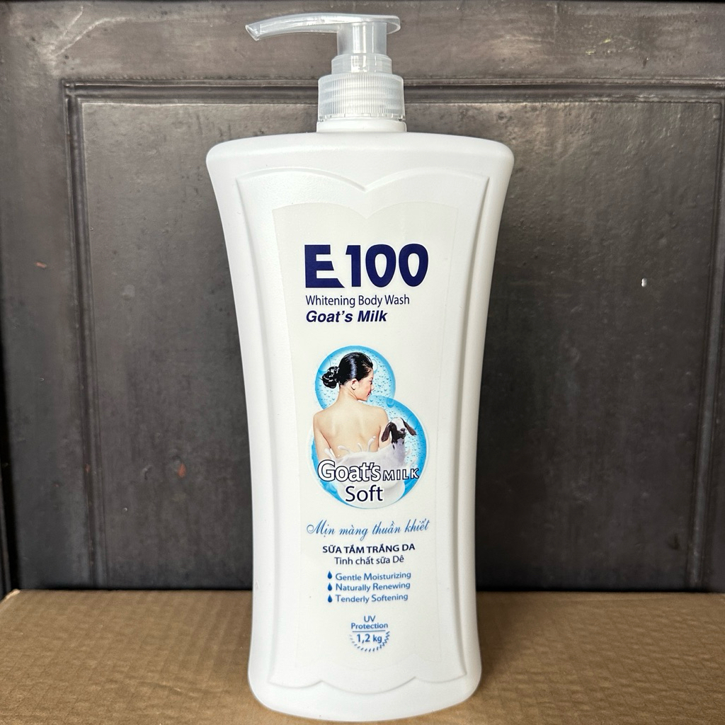 Sữa tắm E100 Goat’s Milk tinh chất sữa dê 1,2kg