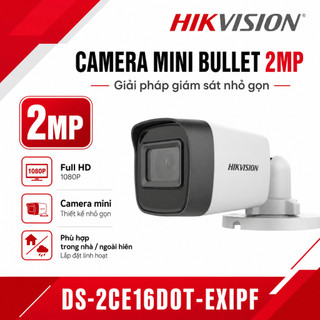 Trọn Bộ Camera 4 Mắt Hikvision 2.0MP Full HD