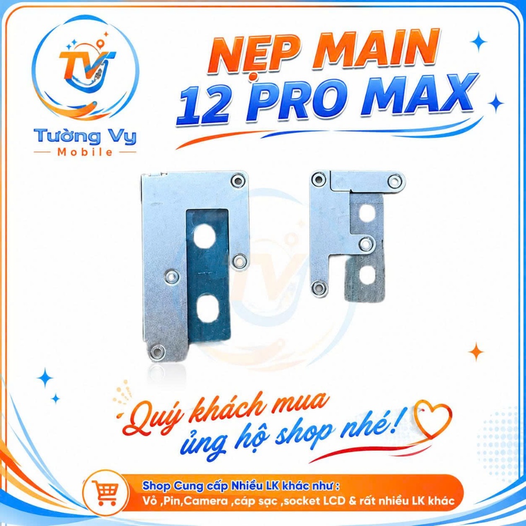 Nẹp main iPhone 12 Pro Max (Bộ 2 cái)