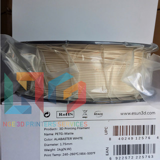 Nhựa in 3d FDM ESUN PETG-Matte bề mặt mờ có độ bền, độ dẻo dai cao chống thấm nước 1kg/ cuộn