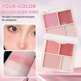 🩰PinkPaws Bảng phấn má hồng 4 ô mini nhiều gam màu xinh xắn, phấn mịn, dễ tán, phong cách Hàn Quốc - Giá rẻ