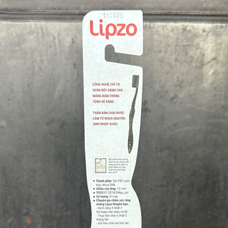 Bàn chải đánh răng Lipzo Ruby Charcoal