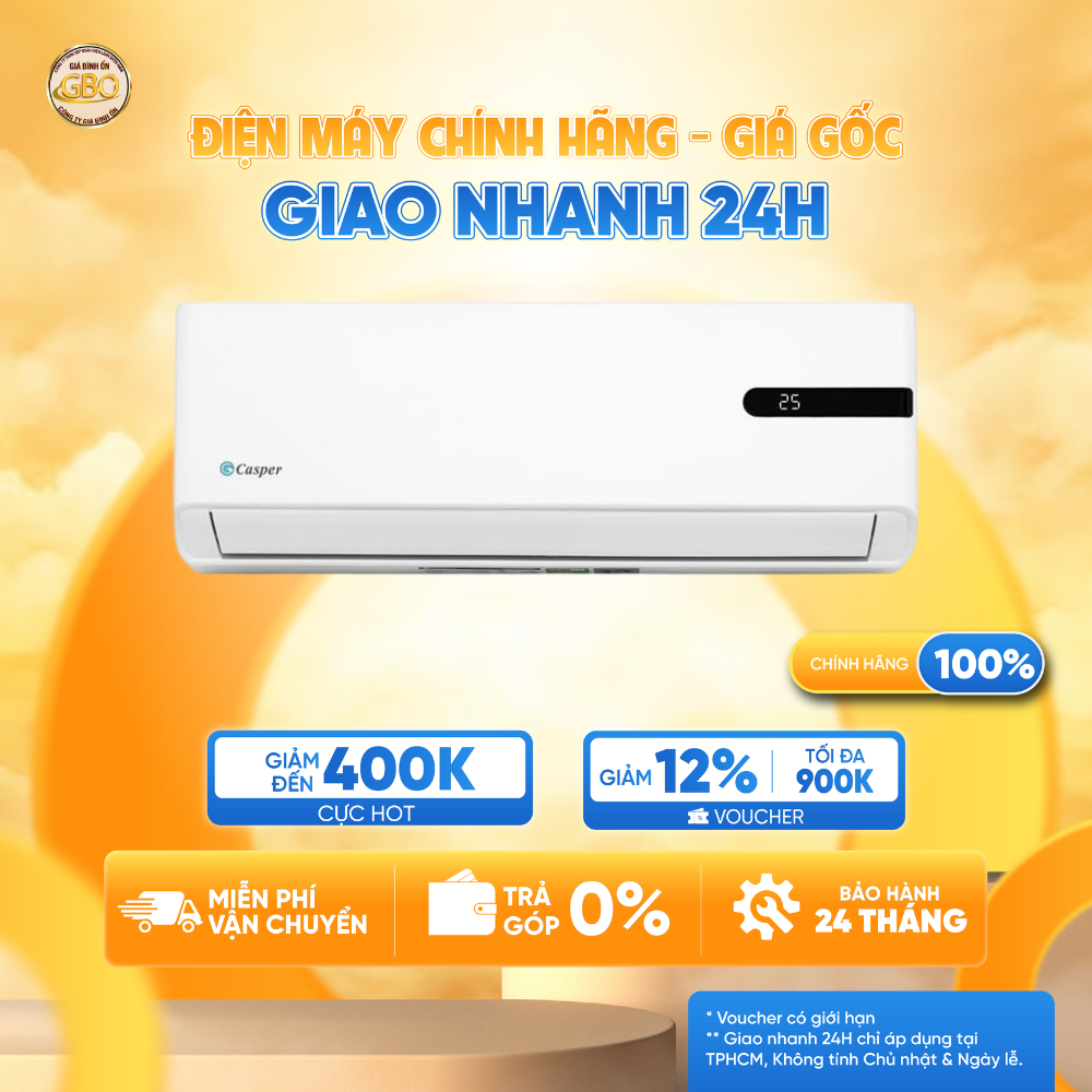 GC-12IB36 - Máy Lạnh Casper Inverter 1.5 HP
