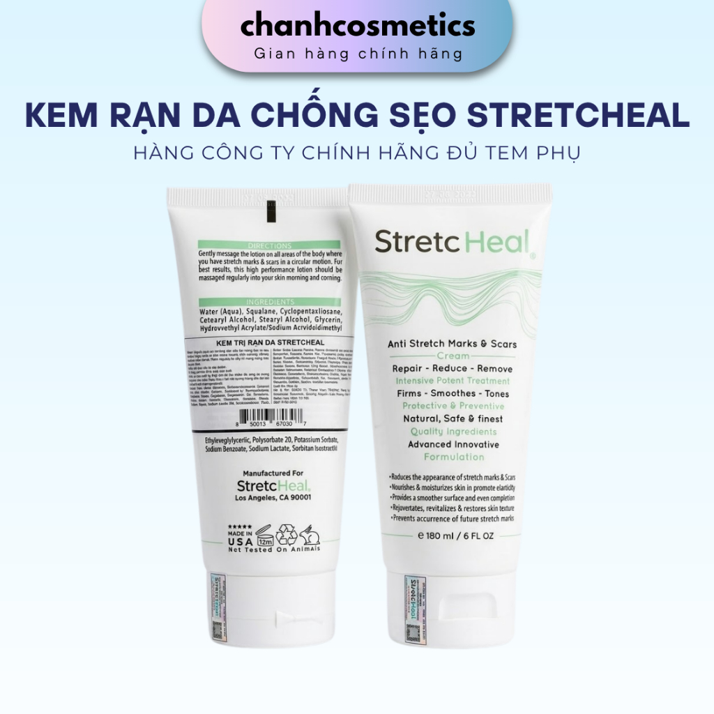 [Hàng Công Ty] Kem phòng rạn da StretcHeal CHANH COSMETICS