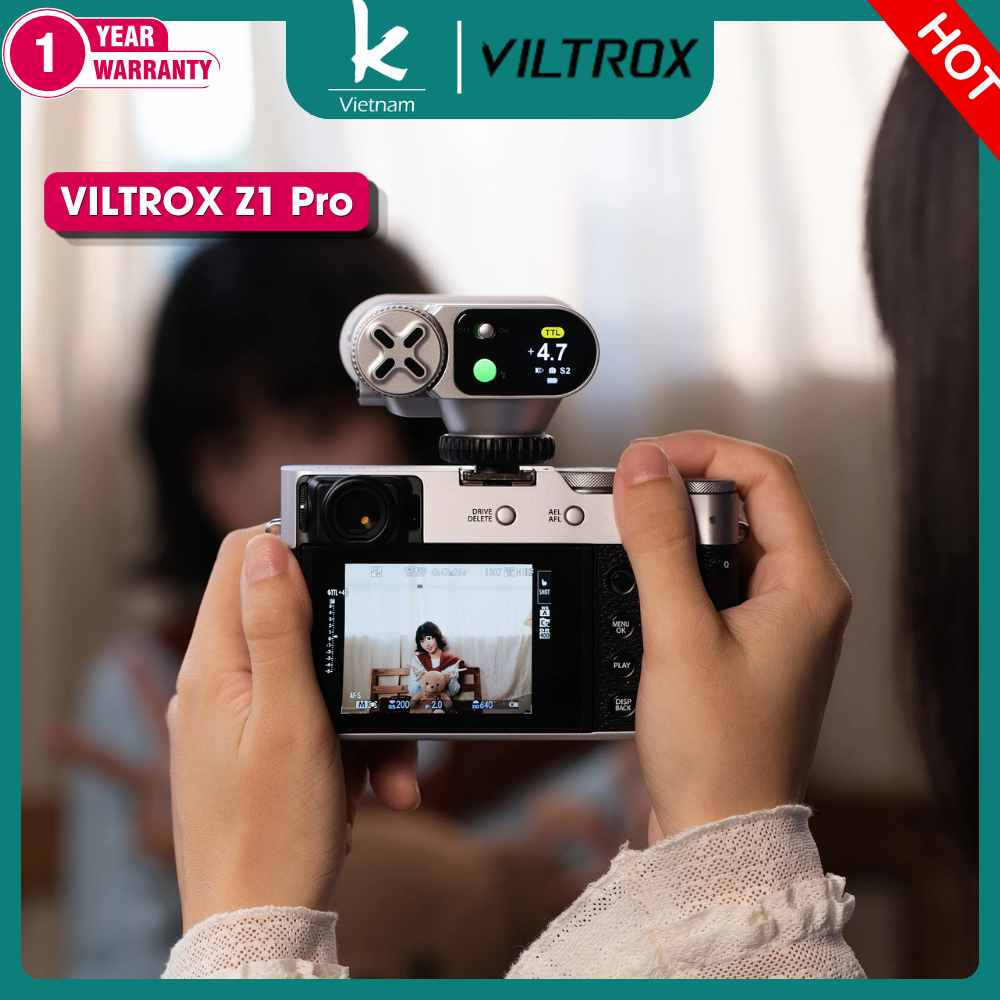 Viltrox Vintage Z1 Pro TTL Retro Đèn flash gắn trên máy ảnh - Hàng chính hãng