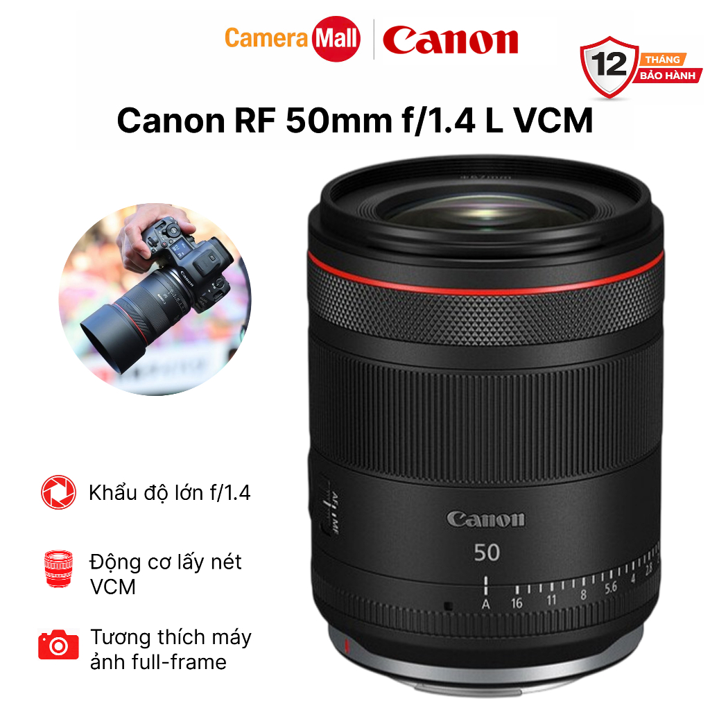 Canon RF 50mm f/1.4 L VCM (Canon RF) Chính Hãng