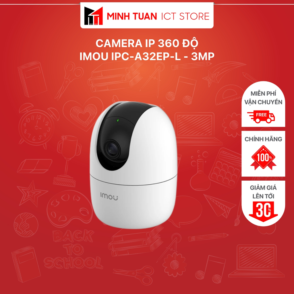Camera IP 360 Độ IMOU IPC-A32EP-L - 3MP