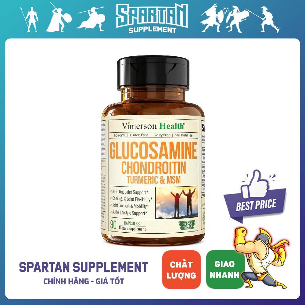 Vimerson Health Glucosamine Chondroitin MSM Turmeric Chất Lượng Cao