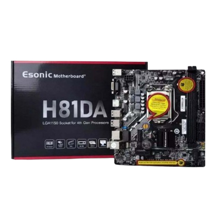 Main H81 Esonic New, Bo Mạch Chủ Socket 1150 Hỗ Trợ Intel Core i3/i5/i7 Thế Hệ 4