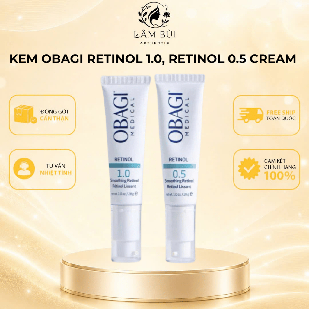 [HÀNG CÔNG TY] Kem Obagi Retinol 1.0, Retinol 0.5 Cream