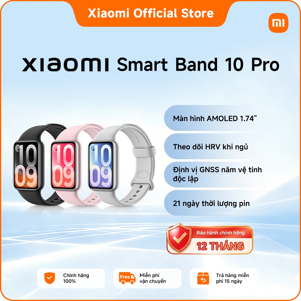 Đồng hồ thông minh Xiaomi Smart Band 10 Pro | Màn AMOLED 1.74" | Thời lượng pin lên đến 21 ngày | BigBuy360 - bigbuy360.vn