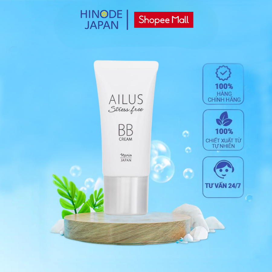 Kem nền trang điểm đa chức năng BB Cream Naris Ailus Stress Free 30g
