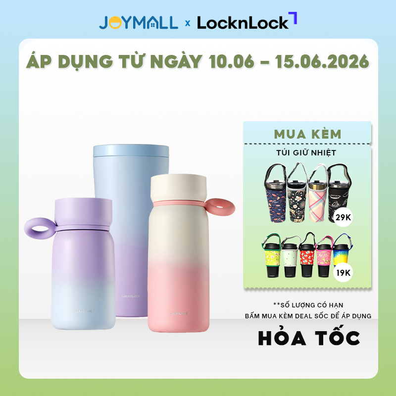 Bình Giữ Nhiệt Locknlock Metro Studio Gradation Tumbler 540ml, 480ml, 350ml, Hàng Chính Hãng-JoyMall