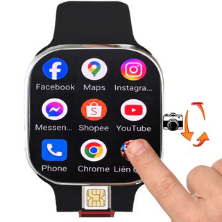 Đồng hồ thông minh S10 Pro GEN 5 lắp sim 5G nghe gọi, Android tải mọi game,app, camera 180 Độ, màn S Amoled, pin 1300mah
