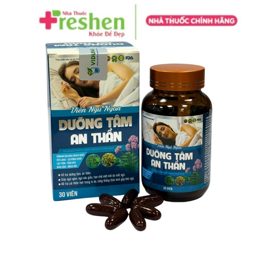 DƯỠNG TÂM AN THẦN Viên ngủ ngon NEUROMAX BRAIN hộp 30v